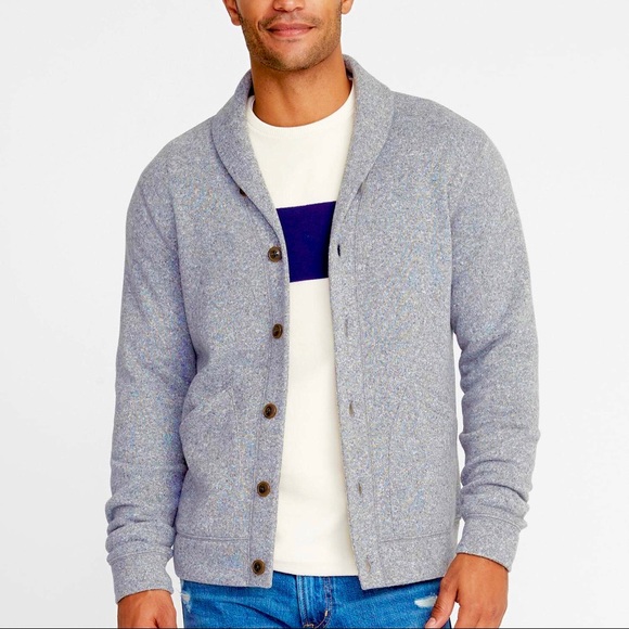 Old Navy Shawl Sweater Fleece Cardigan 
